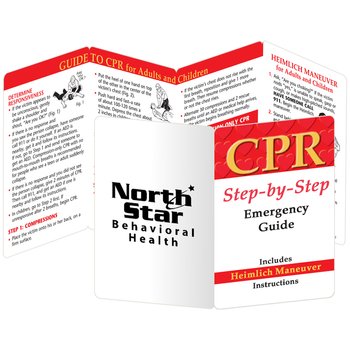 CPR Step-By-Step Emergency Guide Pocket Pal