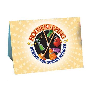Housekeeping Behind The Scene Heroes Greeting Card