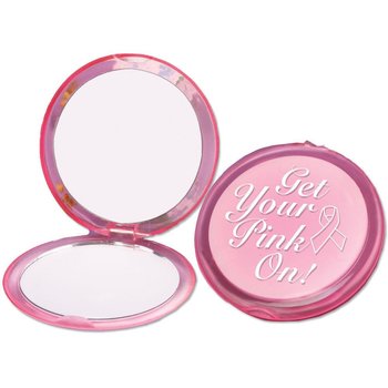 Get Your Pink On! Pink Compact Mirror