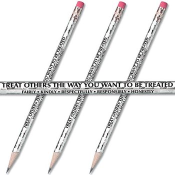 Treat Others The Way You Want To Be Treated Sparkle Foil Pencil