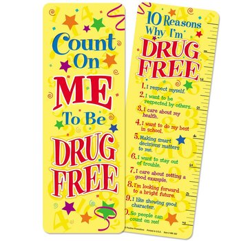 Count On Me To Be Drug Free Bookmark