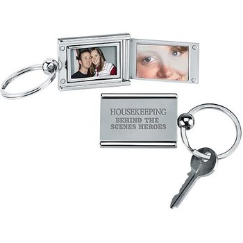 Housekeeping Behind The Scenes Heroes Photo/Mirror Key Tag