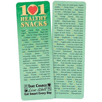 101 Healthy Snacks Bookmark