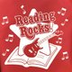 Reading Rocks! 2 Sided Drawstring Backpack With Tips