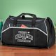 Property Of Respiratory Department Deluxe Duffel Bag (Black/Charcoal)