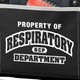Property Of Respiratory Department Deluxe Duffel Bag (Black/Charcoal)
