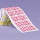 Embroidered Fight Like A Girl Ribbon Roll Appliques