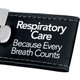 Respiratory Care Leatherette Dual Photo Key Tag