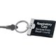 Respiratory Care Leatherette Dual Photo Key Tag