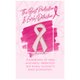 Pink Ribbon Awareness Lapel Pin & Presentation Card