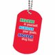 Believe, Achieve, Succeed Drug Free Laminated Backpack Tag With 24
