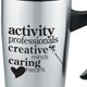 Stainless Steel Travel Mug:Activity Professionals Creative Minds Caring Hearts