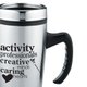 Stainless Steel Travel Mug:Activity Professionals Creative Minds Caring Hearts