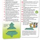25 Ways To Go Green Seeded Paper Plant-A-Shape Bookmarks (Tree)