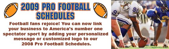 2008 Football Season Schedules