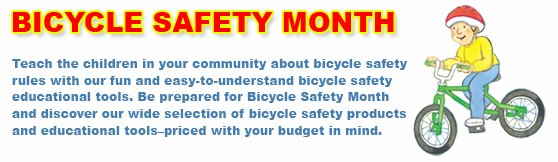 Bicycle Safety Month