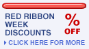 red ribbon week discounts