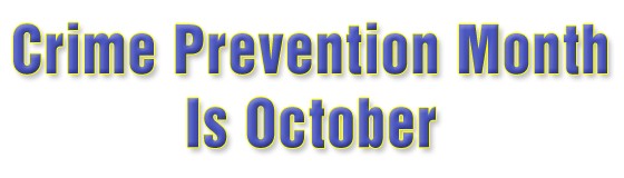 Crime Prevention Month