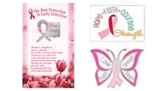 Click here to see our Breast Cancer Awareness lapel pins