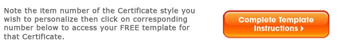 FREE Certificate Templates