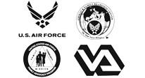 Click here to see our stock Military Logos.