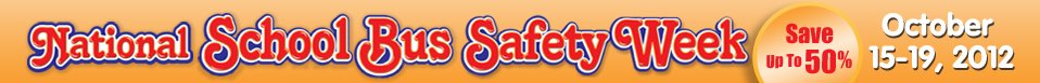 School Bus Safety Week