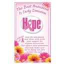 Hope with Heart Ribbon Awareness Lapel Pin