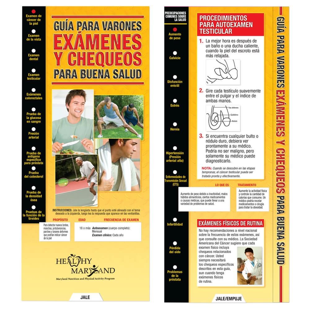 Men's Guide To Tests And Screenings For Good Health Slideguide (Spanish) - Personalization Available