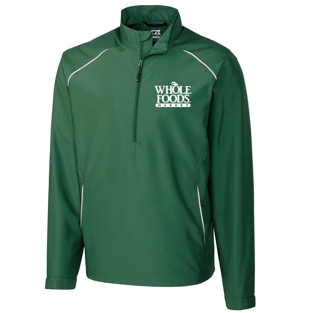 Cutter & Buck&reg; Men's Weathertec Beacon Half-Zip Jacket - Personalization Available