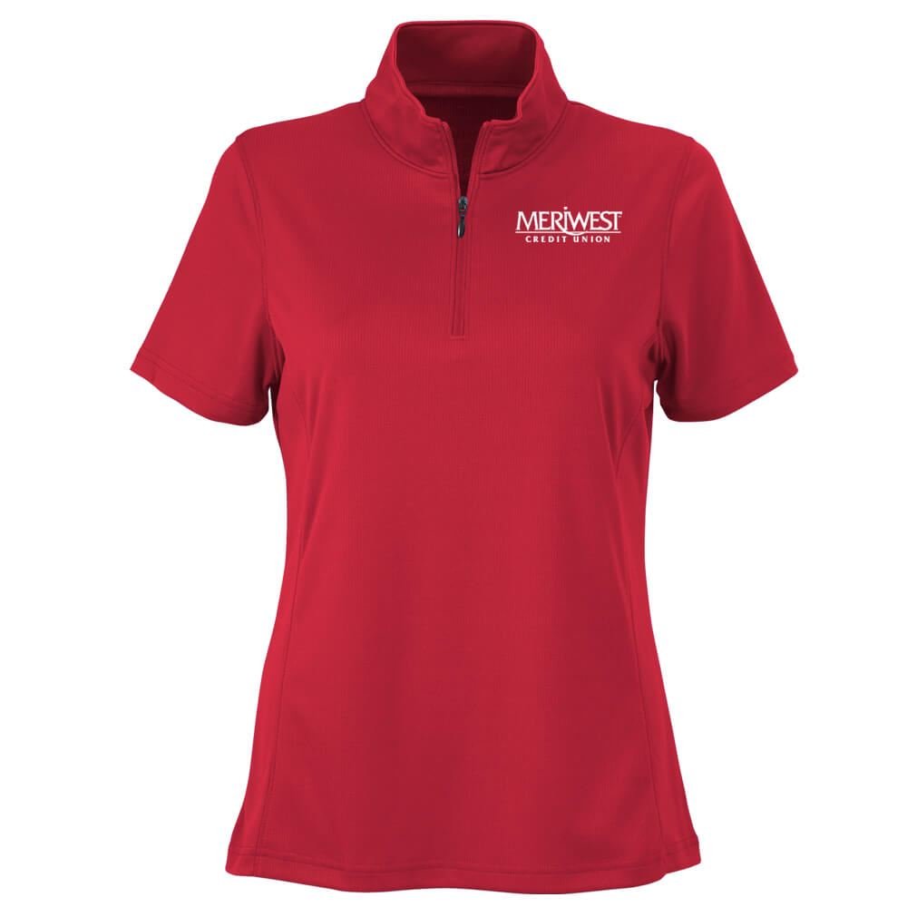 Vantage&reg; Women's Vansport Micro-Waffle Mesh Polo - Personalization Available