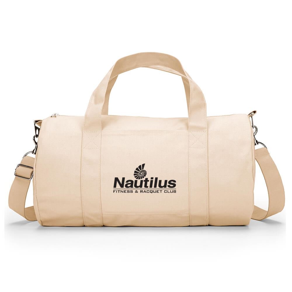 UltraClub&reg; Small Cotton Canvas Duffel Bag - Personalization Available