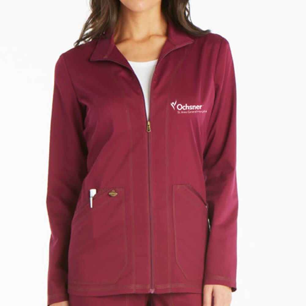 Dickies&reg; Women's Two-Pocket Essence Warm-Up Jacket - Personalization Available