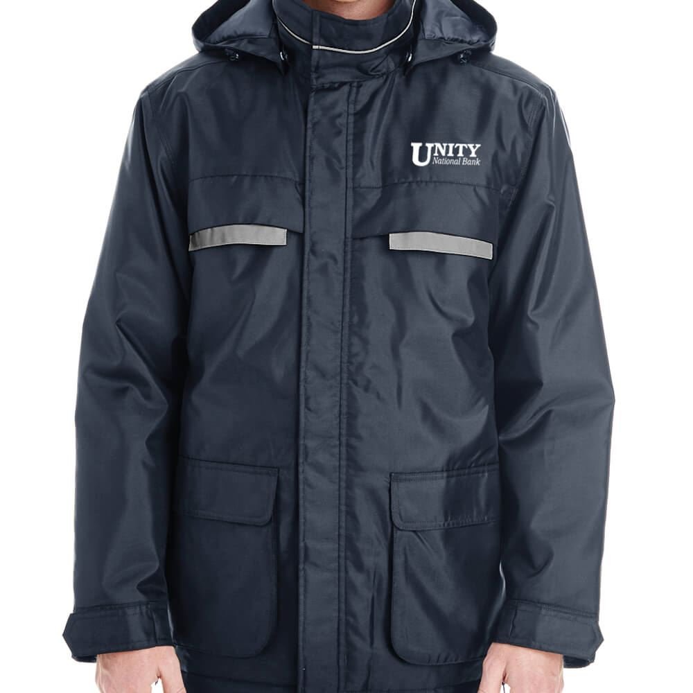 Harriton&reg; Unisex Axle Insulated Cargo Jacket - Personalization Available