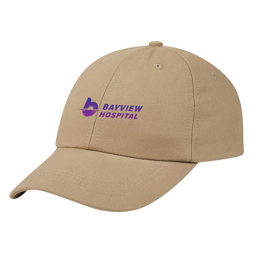 Washed Cotton Dad Chino Cap - Embroidered Personalization Available