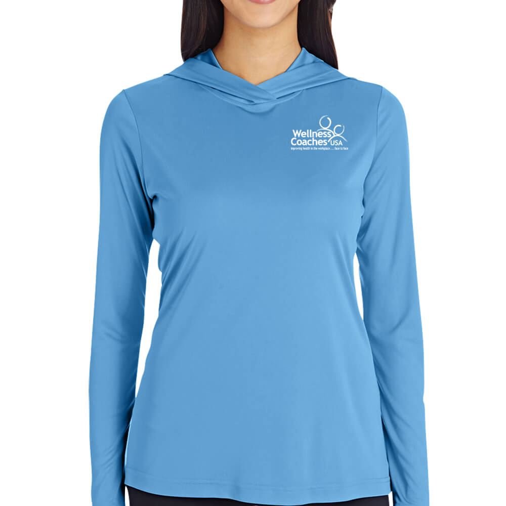 Team 365&reg; Ladies' Zone Performance Hoodie - Embroidered Personalization Available