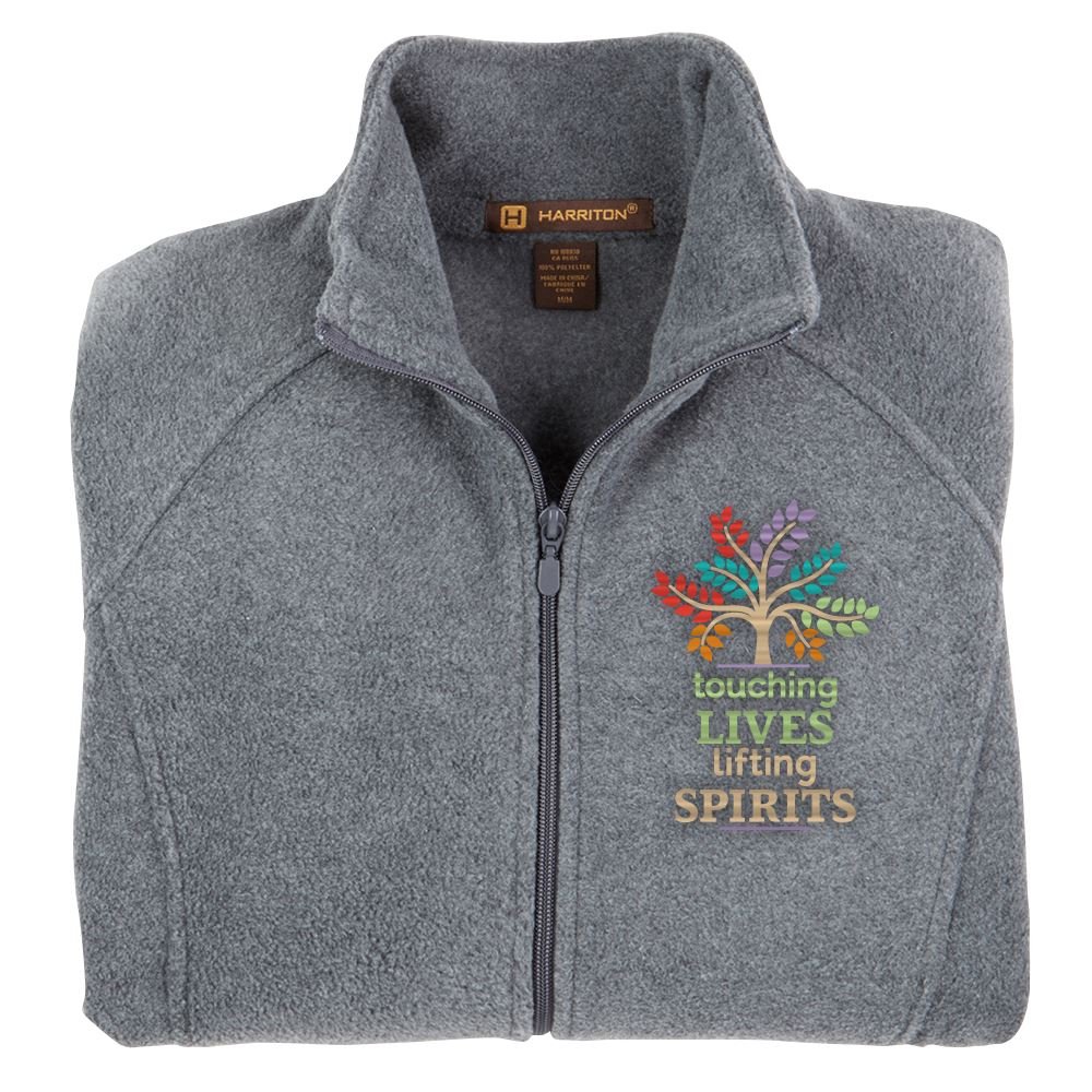 Touching Lives, Lifting Spirits Harriton&reg; Fleece Full-Zip Women's Jacket - Personalization Optional