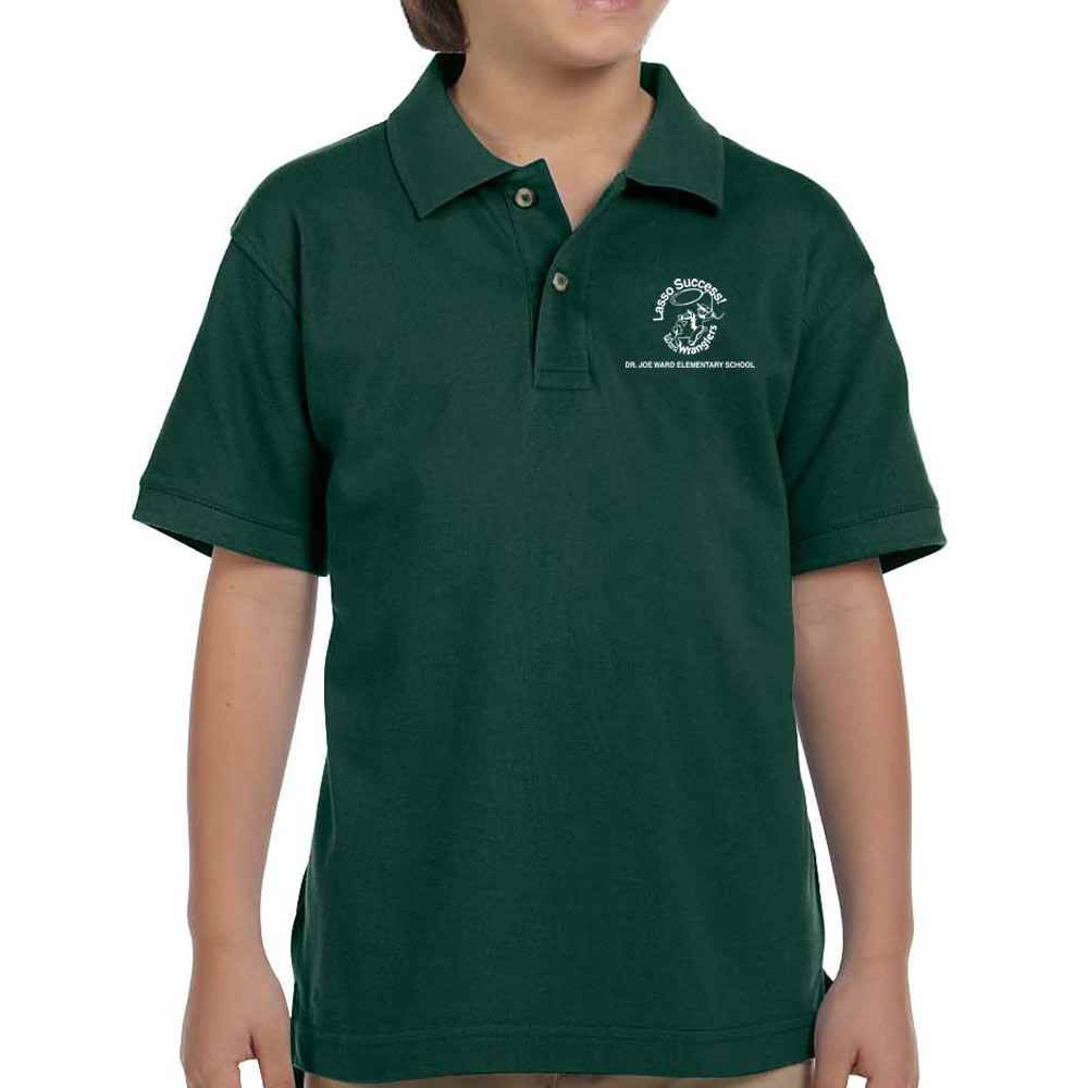 Harriton&reg; Youth Ringspun Cotton Pique Polo - Personalization Available