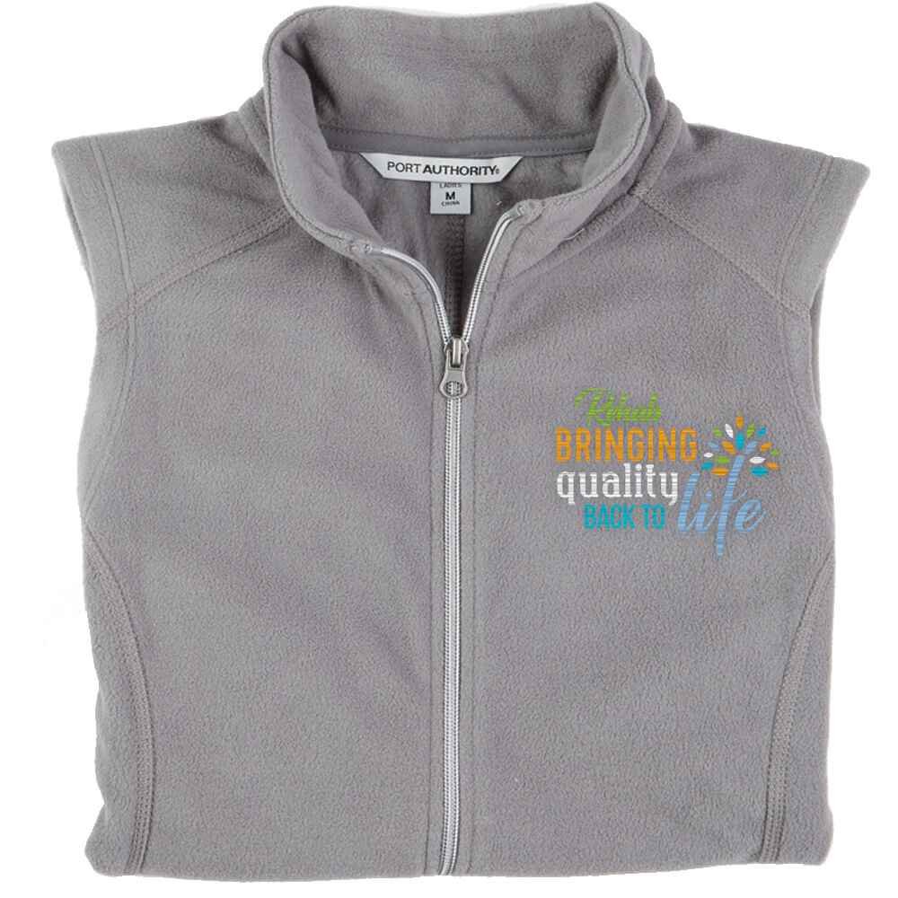 Rehab: Bringing Quality Back To Life Port Authority&reg; Women's Full-Zip Microfleece Vest - Personalization Available