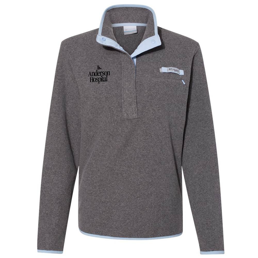 Columbia&reg; Women's PFG Harborside Fleece Pullover - Personalization Available
