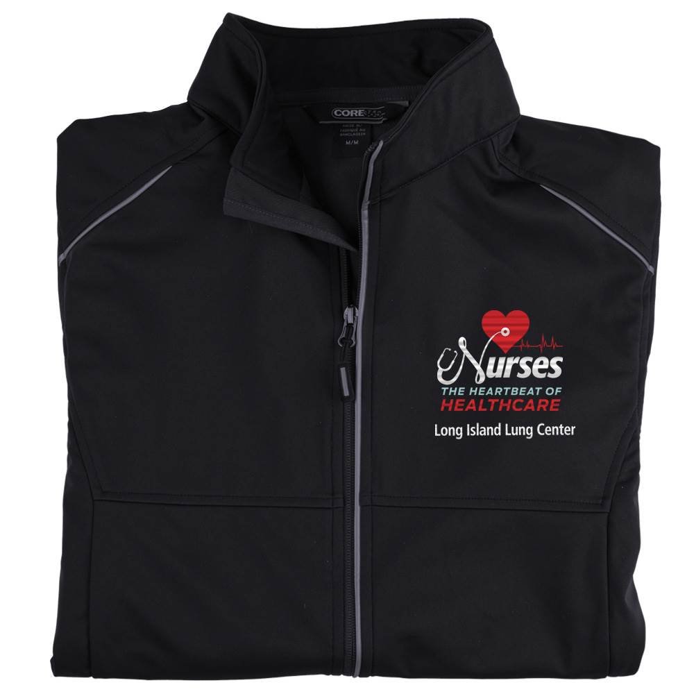 TEAM WEAR Core 365 Men's Three-Layer Knit Full-Zip Jacket - Embroidered Personalization Available