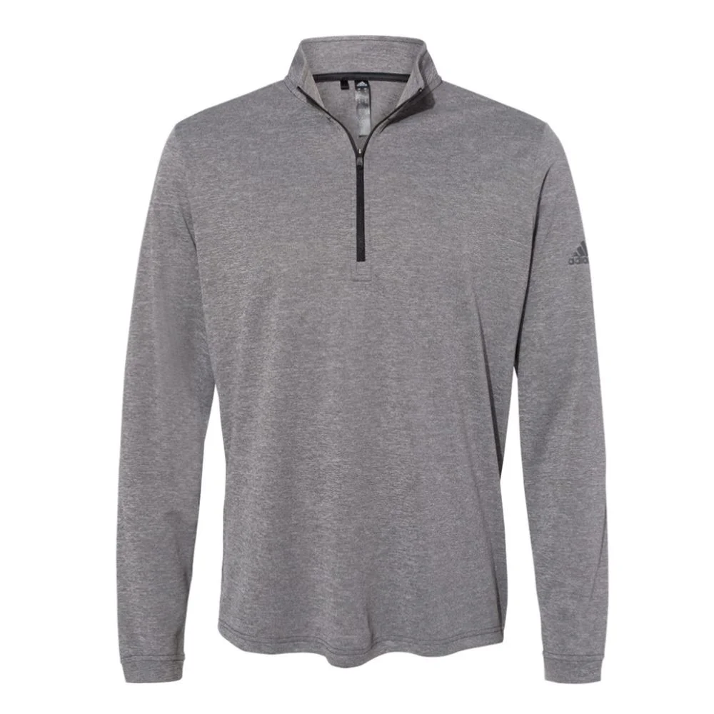 adidas® Men's Lightweight Quarter-Zip Pullover - Embroidered