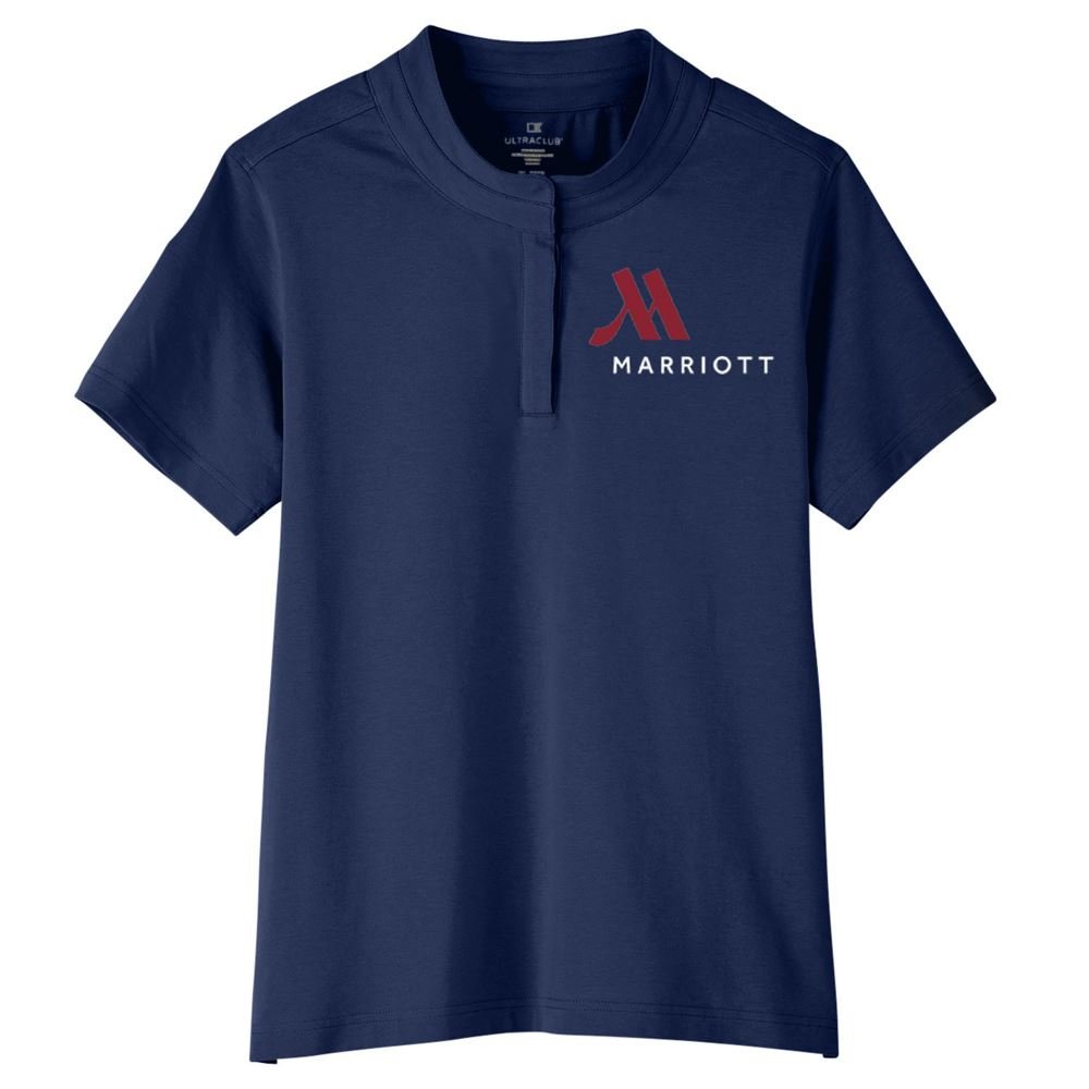 UltraClub&reg; Women's Lakeshore Stretch Cotton Performance Polo - Embroidery Personalization Available