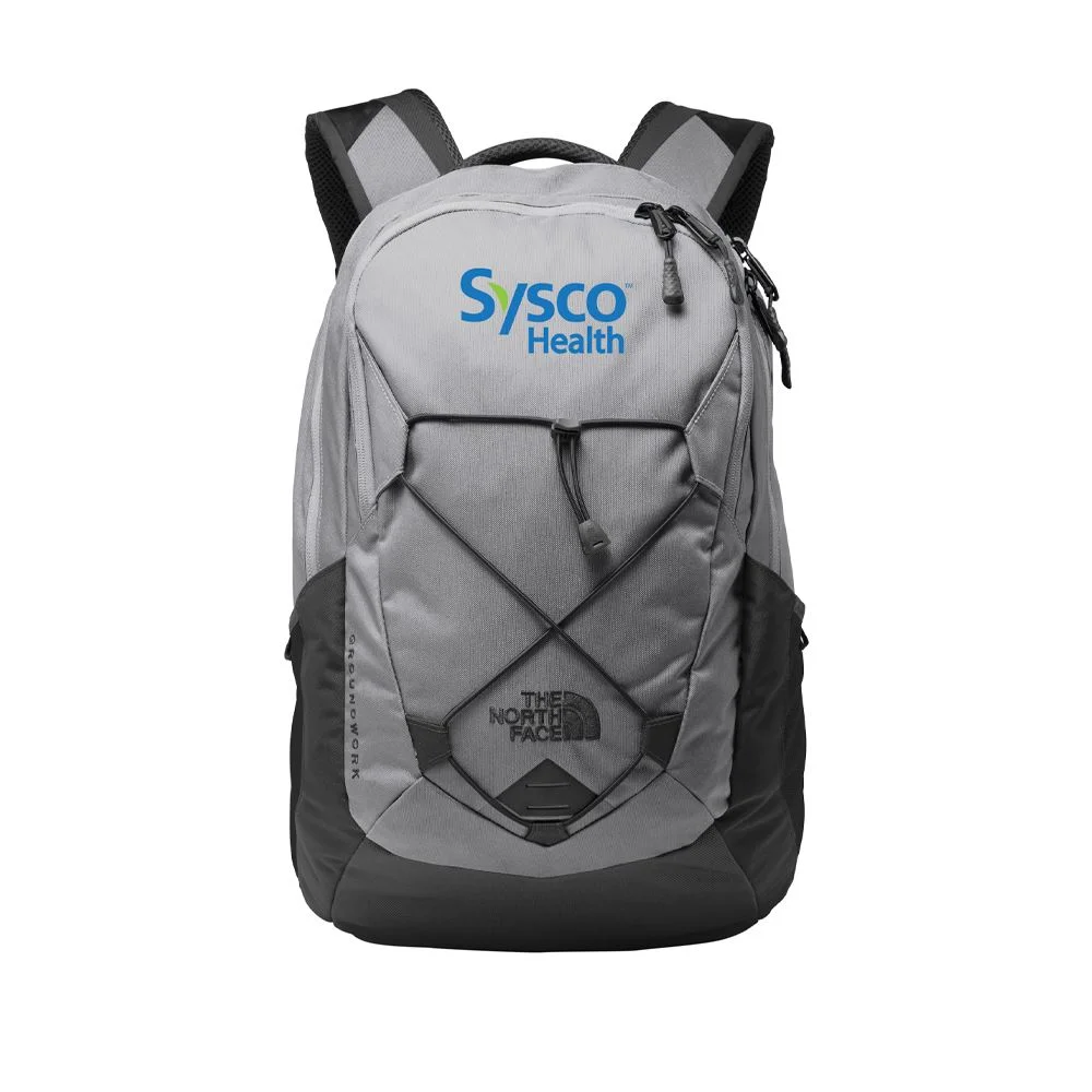 north face backpack embroidered The Groundwork Backpack. NF0A3KX6 it is partially made from recycled polyester. The North Face Groundwork Backpack