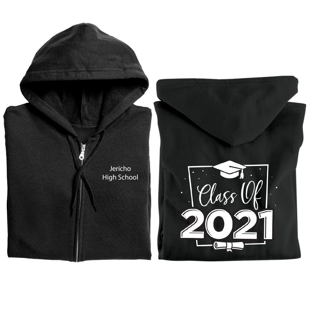 Class of 2021 Gildan&reg; Heavy Blend Full-Zip Hooded Sweatshirt - Personalization Available