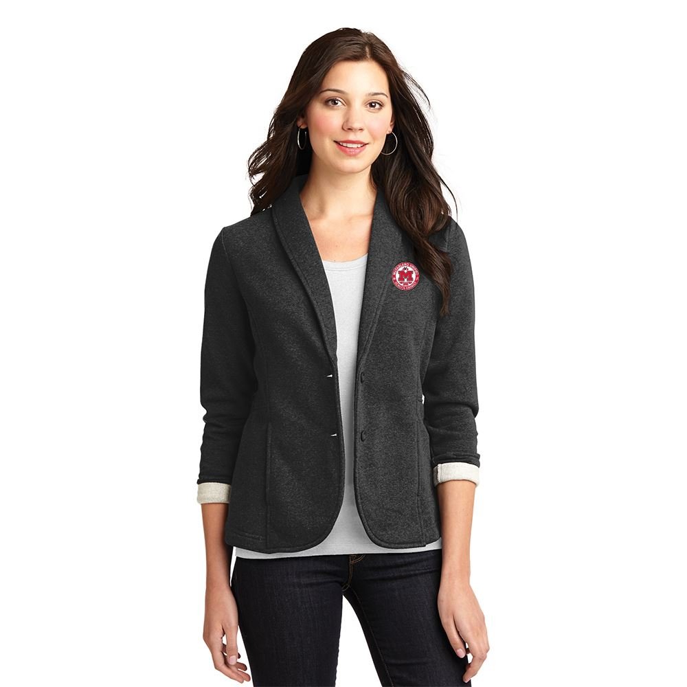 Fashion + Function Collection Women's Luxe Fleece Blazer
