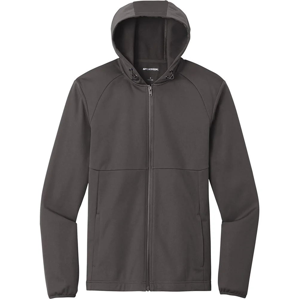 Sport-Tek® Men's Hooded Soft-Shell Jacket - Embroidered