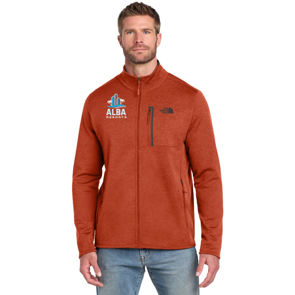 The North Face® Men's Skyline Full-Zip Fleece Jacket Embroidered