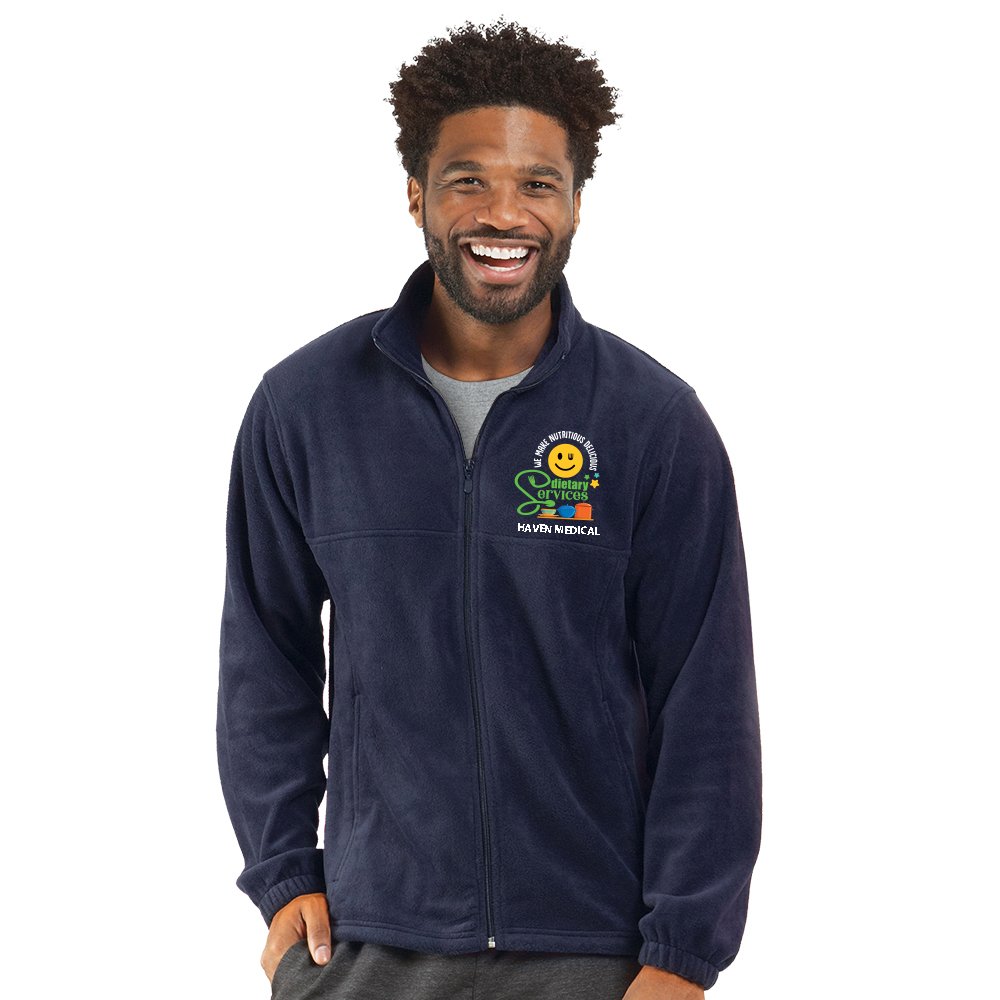 Food & Nutrition Services Harriton® Men's Full-Zip Jacket - Embroidered ...