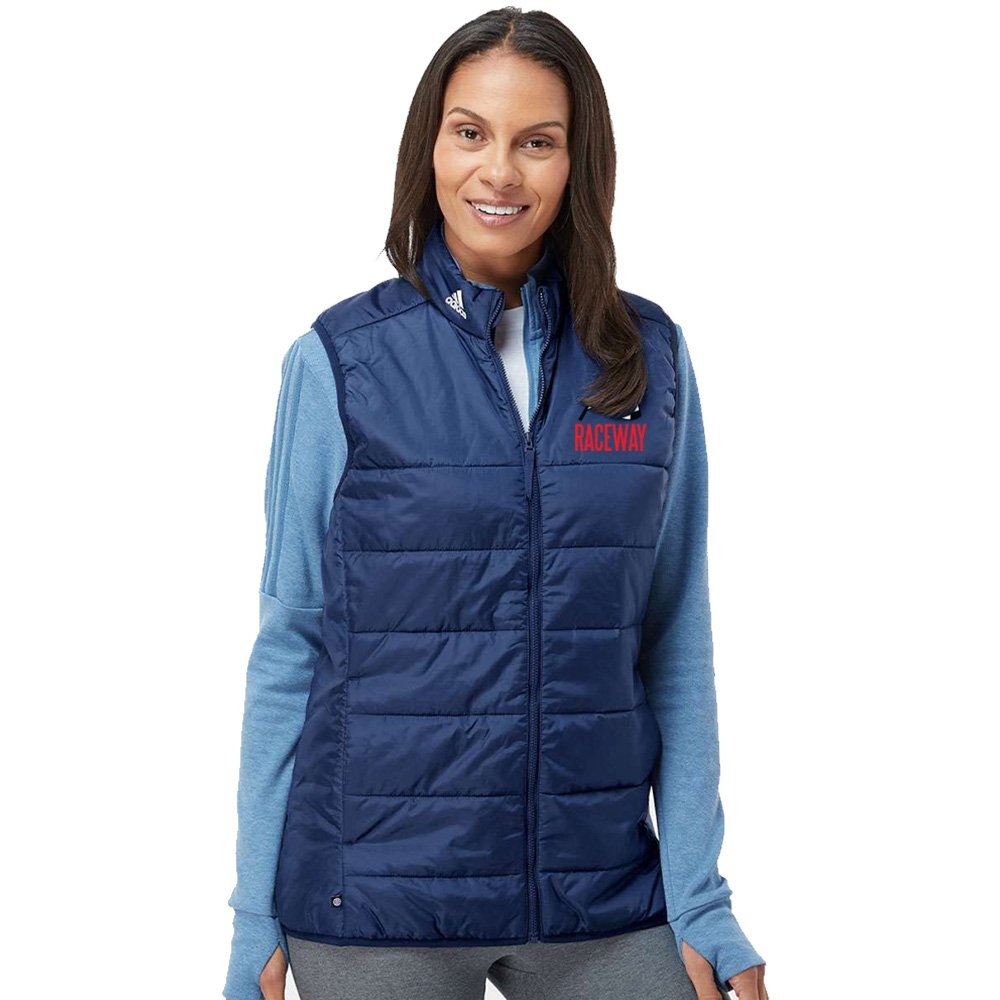 adidas® Women's Eco-Quilted Puffer Vest - Embroidered Personalization Available