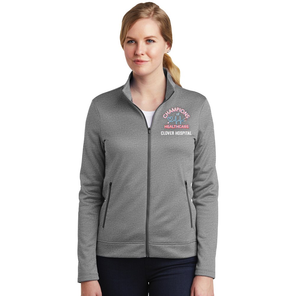 Healthcare Team Pride Nike® Women's ThermaFIT FullZip Wicking Fleece Jacket Embroidered